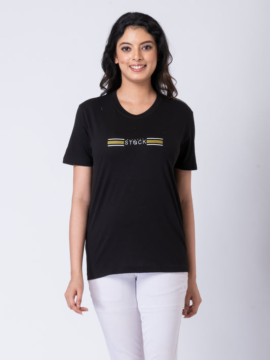 Khoaai Black Unisex Graphic Tee