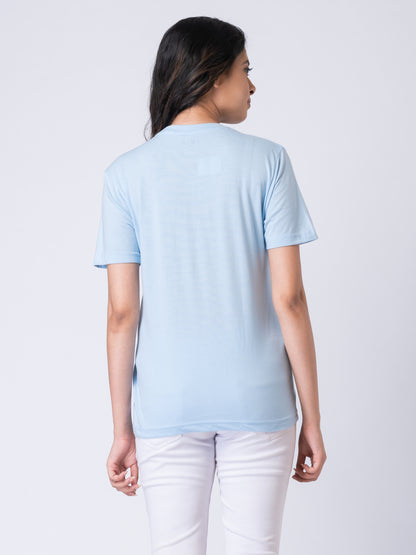 Khoaai Sky Blue Unisex Graphic Tee