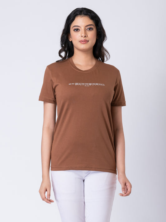 Khoaai Earthy Brown Unisex Graphic Tee