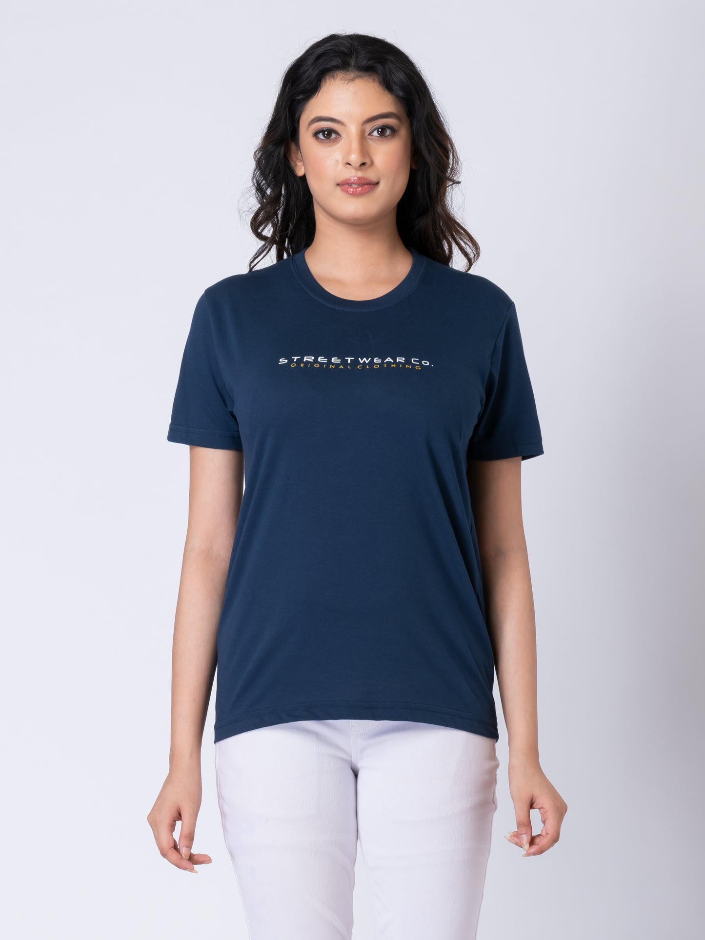 Khoaai Navy Blue Unisex Tee