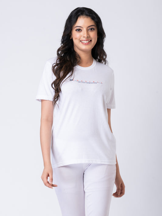 Khoaai Unisex white Tee