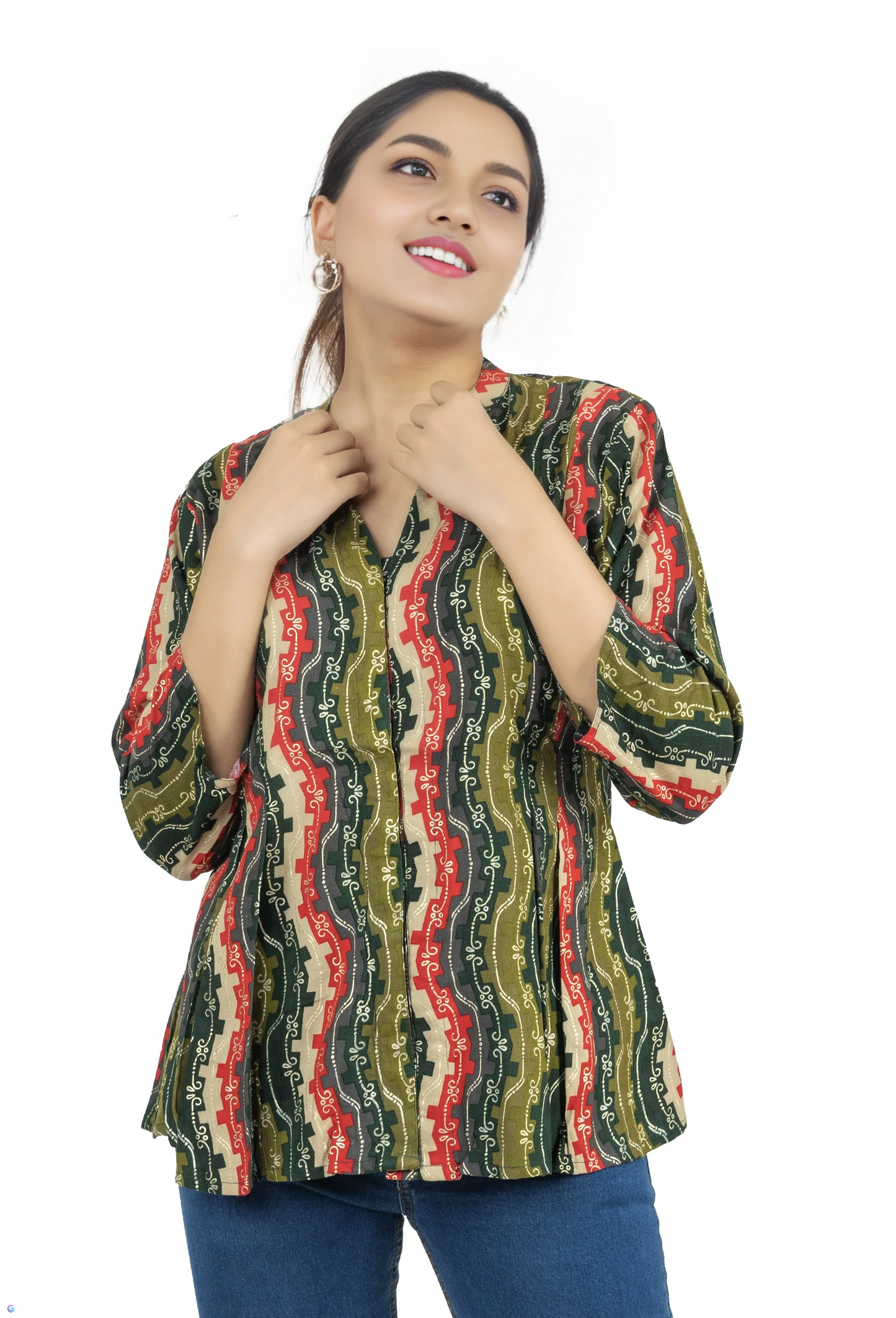 Multicolour Printed Top.