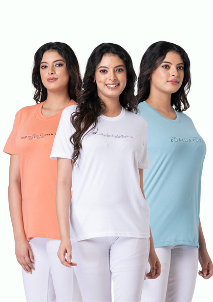 Khoaai Unisex T-Shirt Pack of 3