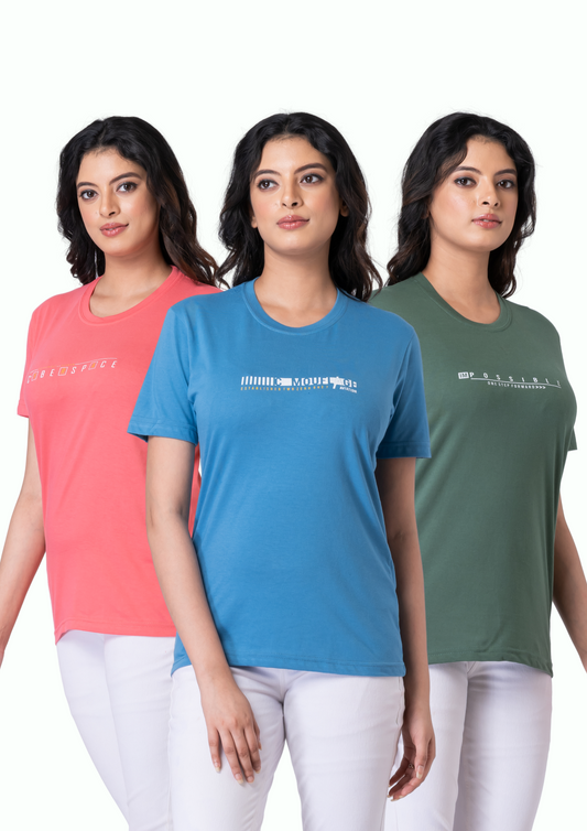 Khoaai  Unisex T-Shirt Pack of 3