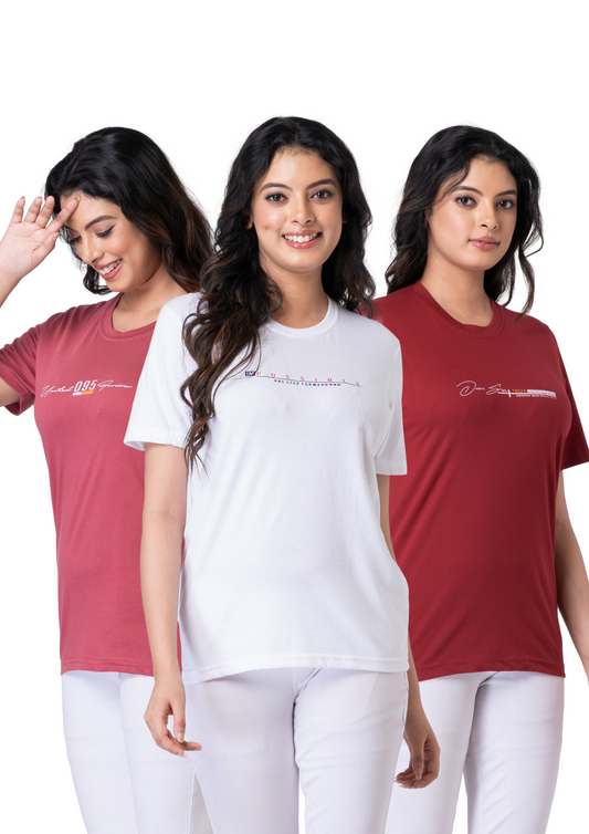 Khoaai Pack of 3 comfy tops