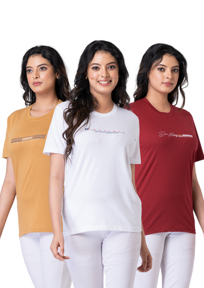 Khoaai Pack of 3 comfy tops