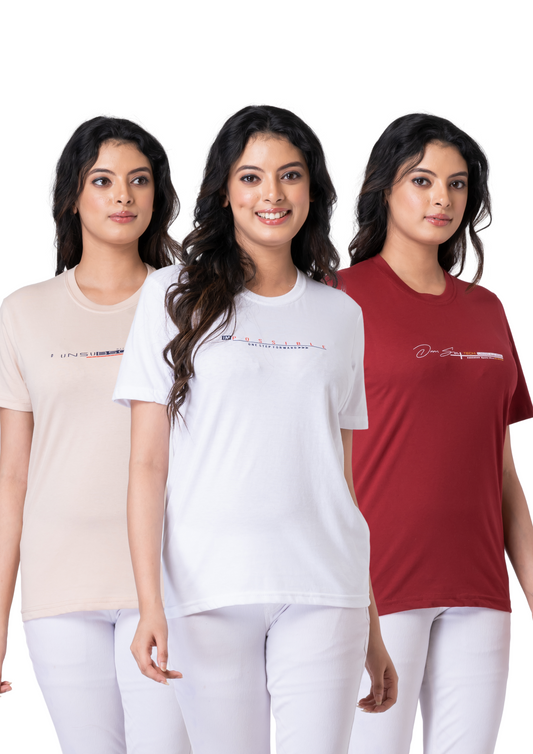 Khoaai Pack of 3 comfy tops