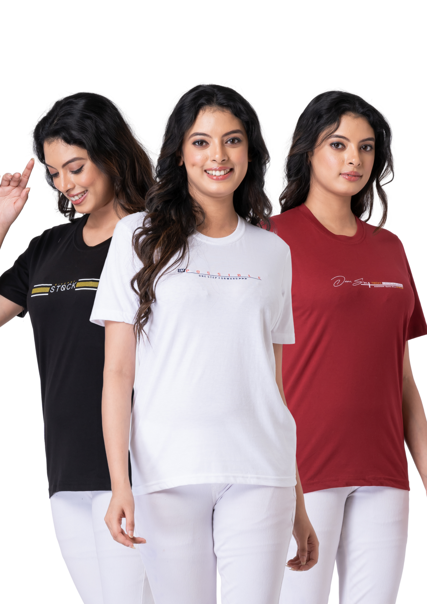 Khoaai Pack of 3 comfy tops