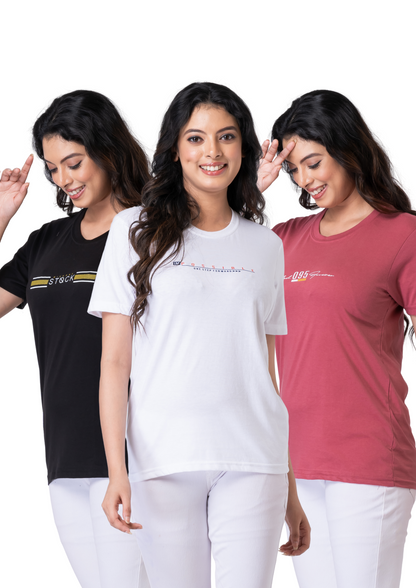 Khoaai Pack of 3 comfy tops