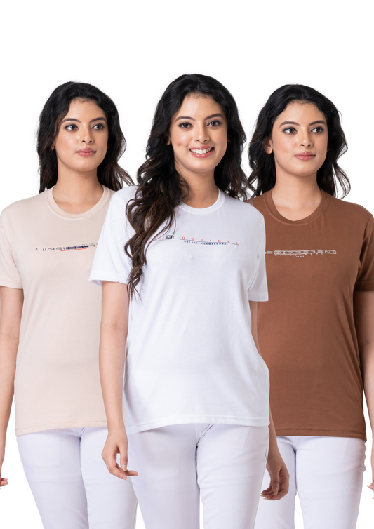 Khoaai Pack of 3 comfy tops