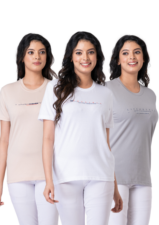 Khoaai Pack of 3 comfy tops