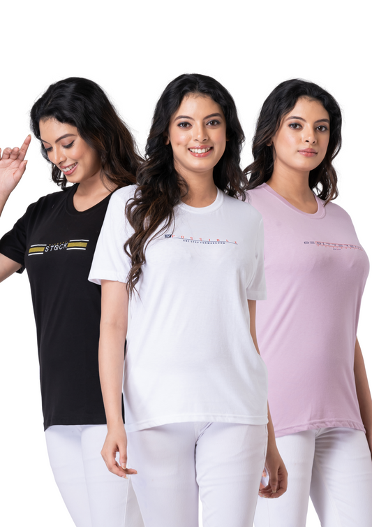 Khoaai Pack of 3 comfy tops