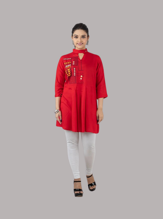 Fashion Red Kurti