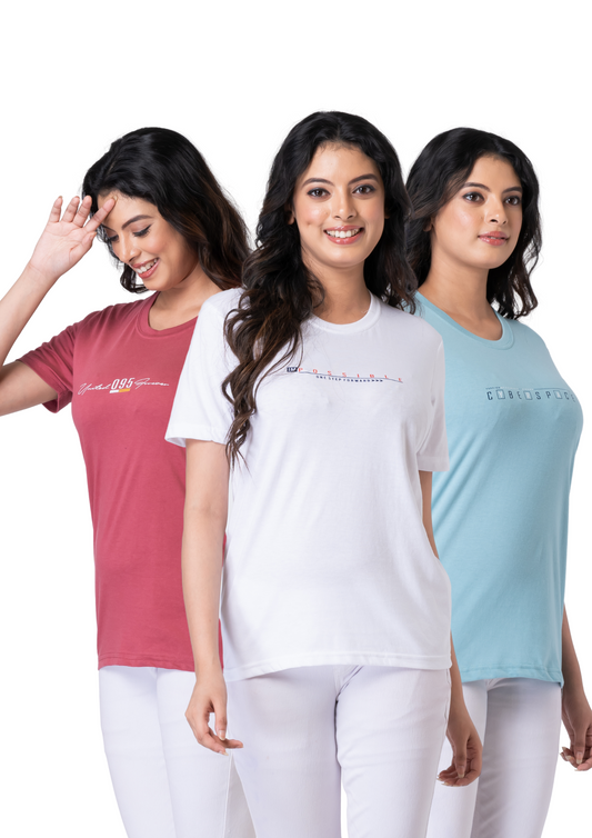 Khoaai Pack of 3 comfy tops