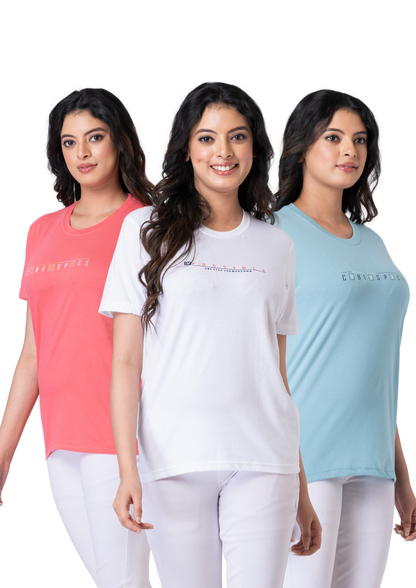 Khoaai Pack of 3 comfy tops