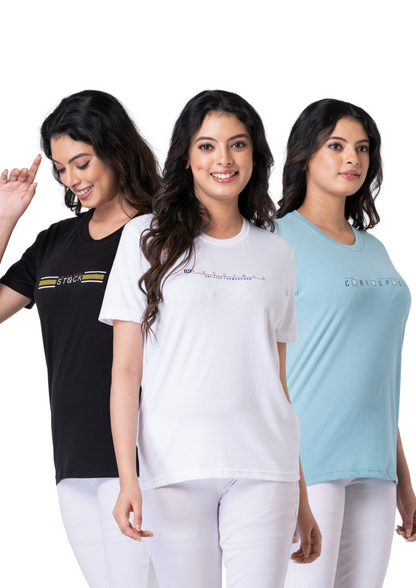 Khoaai Pack of 3 comfy tops