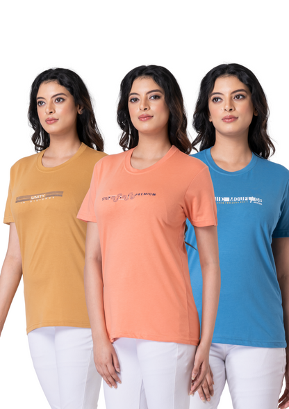 Khoaai Pack of 3 comfy T-shirts