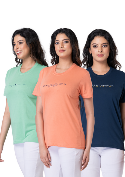 Khoaai Pack of 3 comfy T-shirts