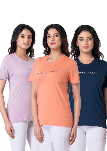 Khoaai Pack of 3 comfy T-shirts