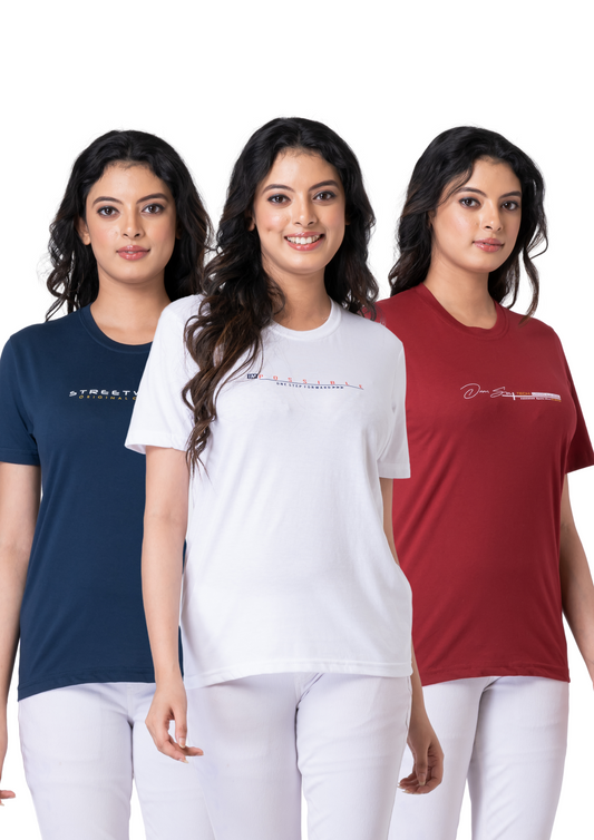 Khoaai Pack of 3 comfy tops